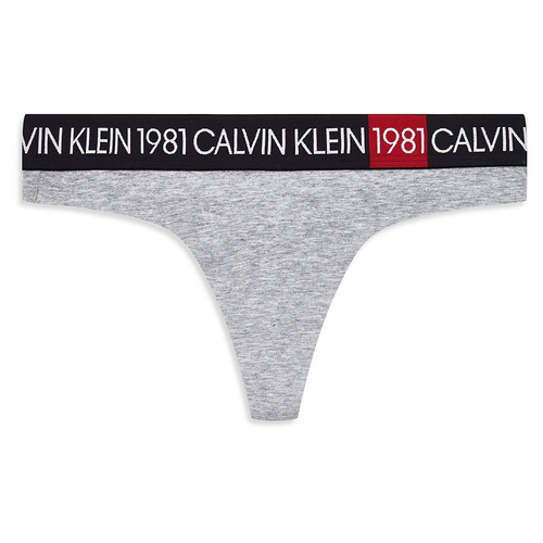Calvin Klein dámska šedá tangá