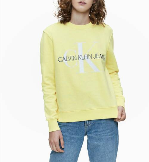 Calvin Klein dámska žltá mikina Monogram
