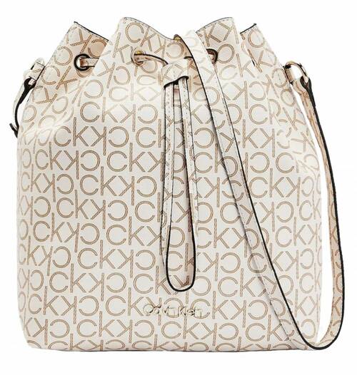 Calvin Klein dámska krémová taška Drawstring