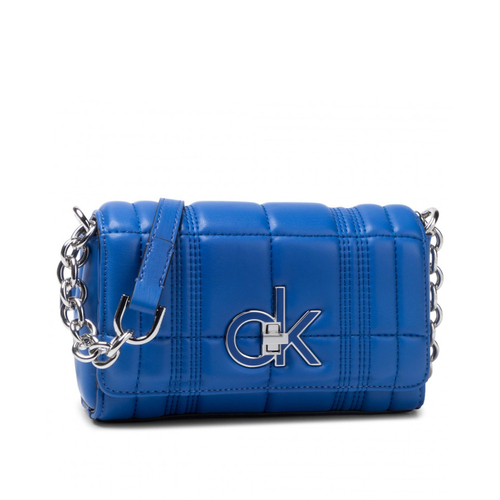 Calvin Klein dámska malá modrá kabelka Flap