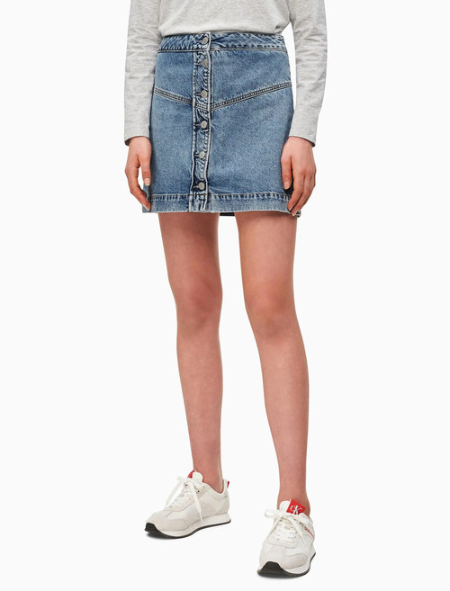 Calvin Klein dámska džínsová sukňa Button