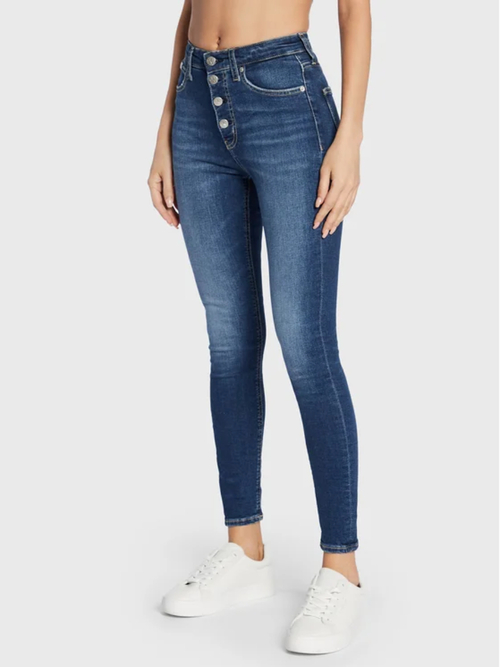 Calvin Klein dámske modré džínsy