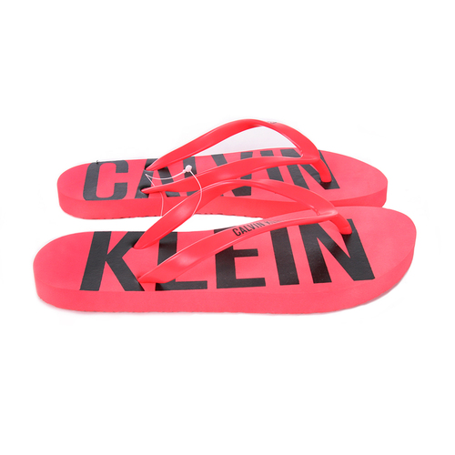 Calvin Klein dámske neónovo ružové žabky