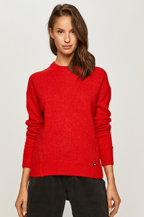 Calvin Klein dámsky červený sveter