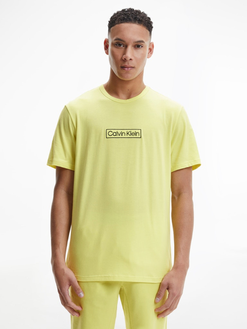 Calvin Klein pánske žlté tričko