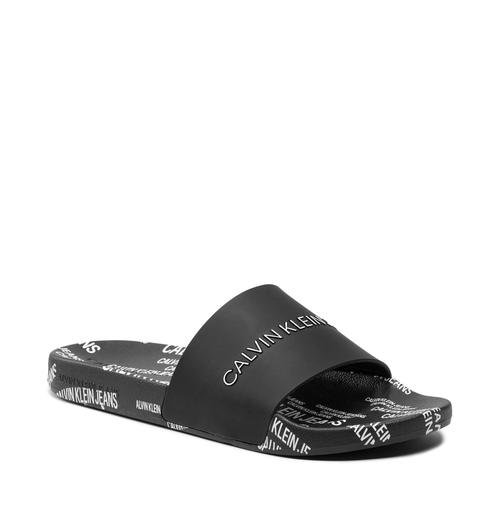 Calvin Klein pánske čierne šľapky