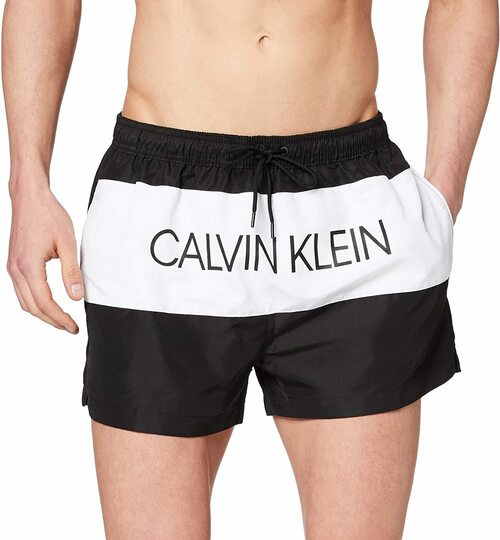 Calvin Klein pánske čierne plavky
