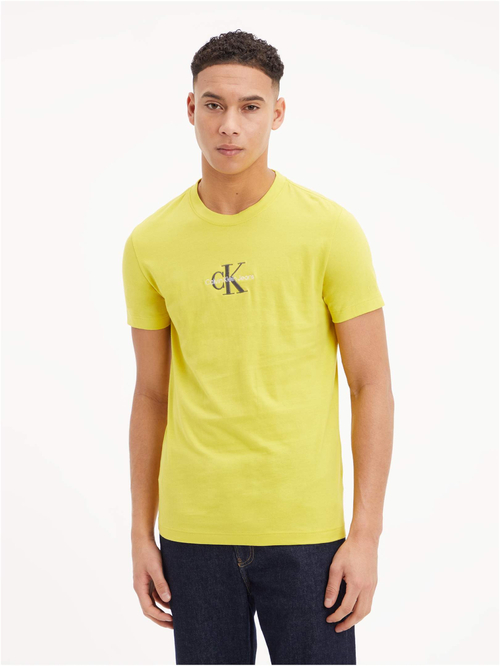 Calvin Klein pánske žlté tričko