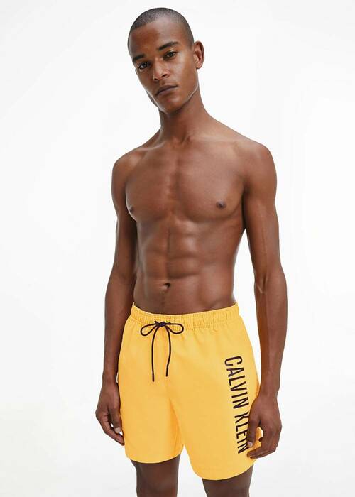 Calvin Klein pánske žlté plavky