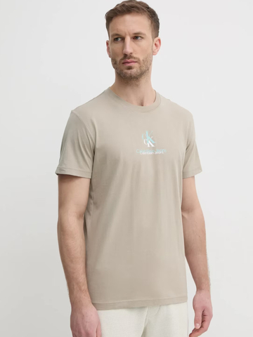 Calvin Klein pánske béžové tričko