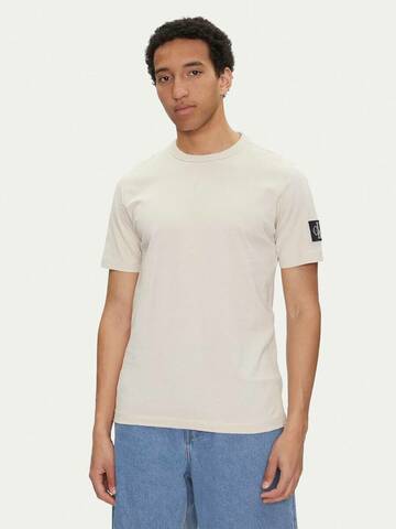 Calvin Klein pánske béžové tričko