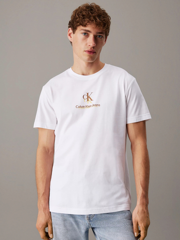 Calvin Klein pánske biele tričko