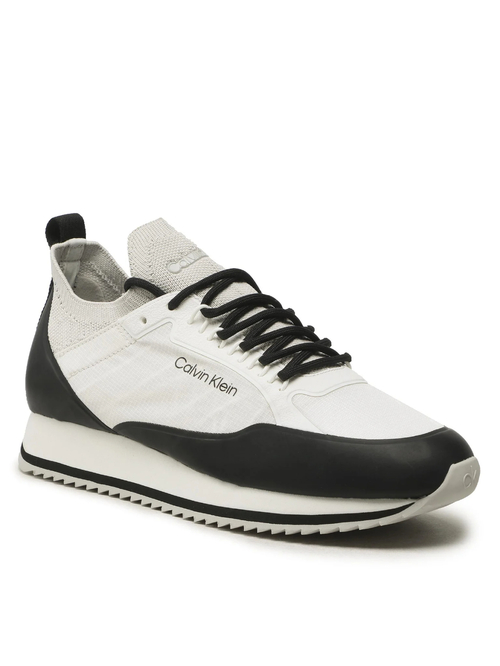 Calvin Klein pánske biele tenisky LOW TOP LACE UP NYLON