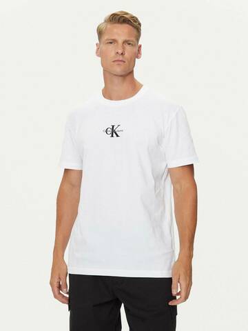 Calvin Klein pánske biele tričko