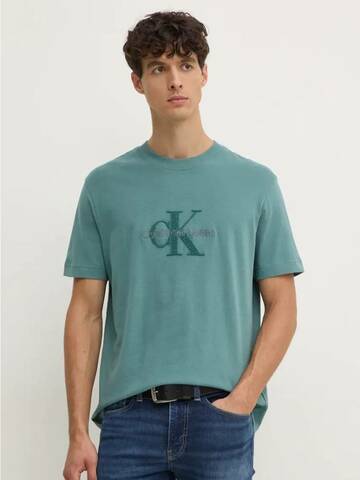 Calvin Klein pánske zelené tričko