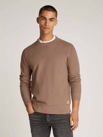 Calvin Klein pánsky svetlo hnedý sveter