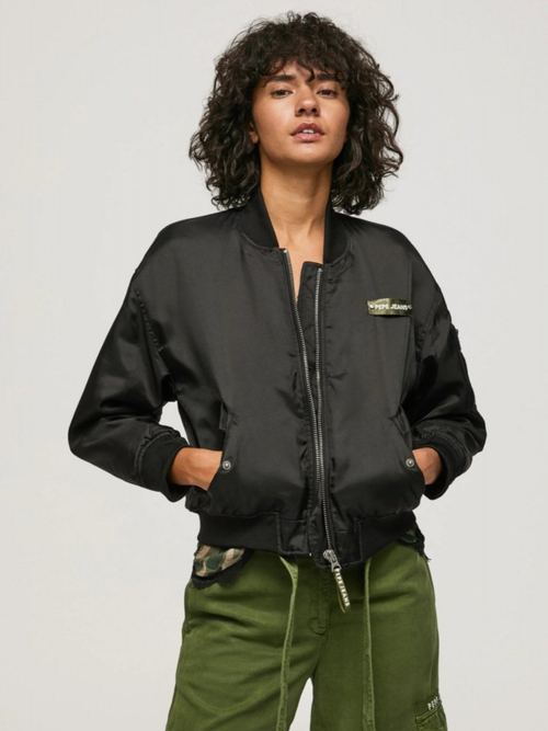 Pepe Jeans dámsky čierny bomber Anette