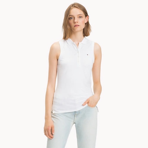 Tommy Hilfiger dámske biele polo New Chiara