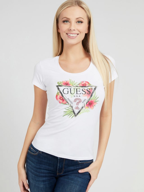 Guess dámske biele tričko