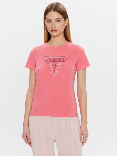 Guess dámske ružové tričko