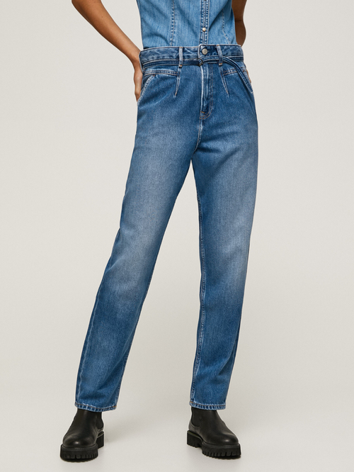 Pepe Jeans dámske modré džínsy