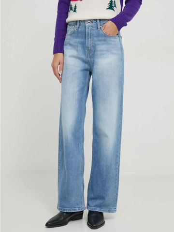 Pepe Jeans dámske modré džínsy