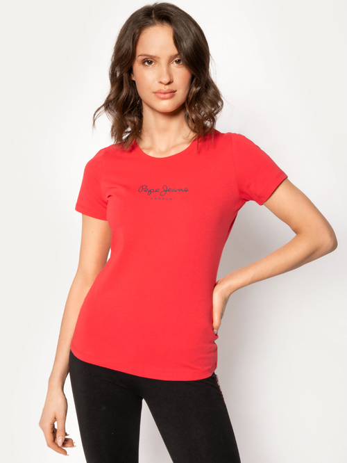 Pepe Jeans dámske červené tričko Virginia