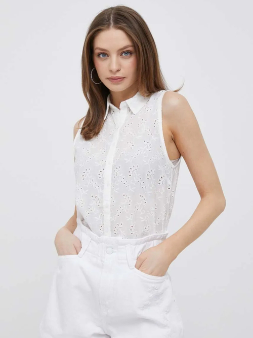 Pepe Jeans dámsky biely top