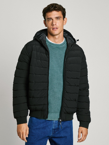 Pepe Jeans pánska čierna bunda