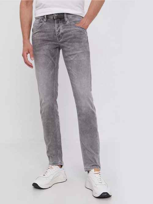 Pepe Jeans pánske šedé džínsy Track