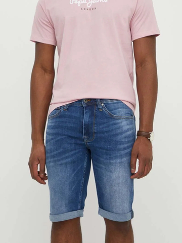 Pepe Jeans pánske modré džínsové šortky