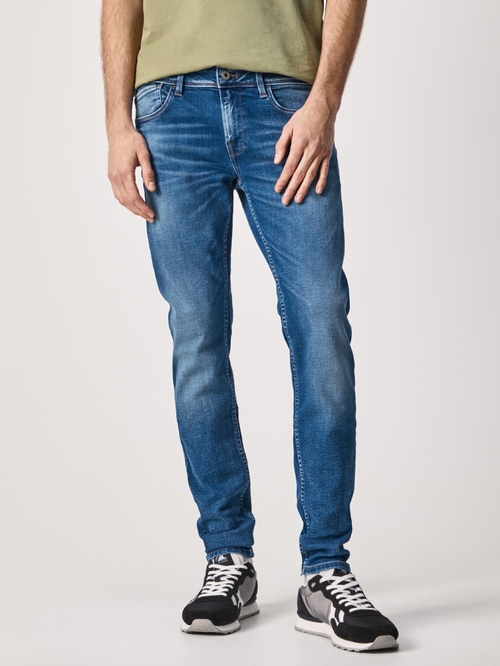 Pepe Jeans pánske modré džínsy Finsbury