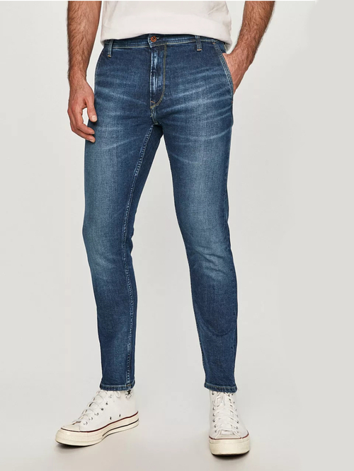 Pepe Jeans pánske tmavo modré džínsy Stan