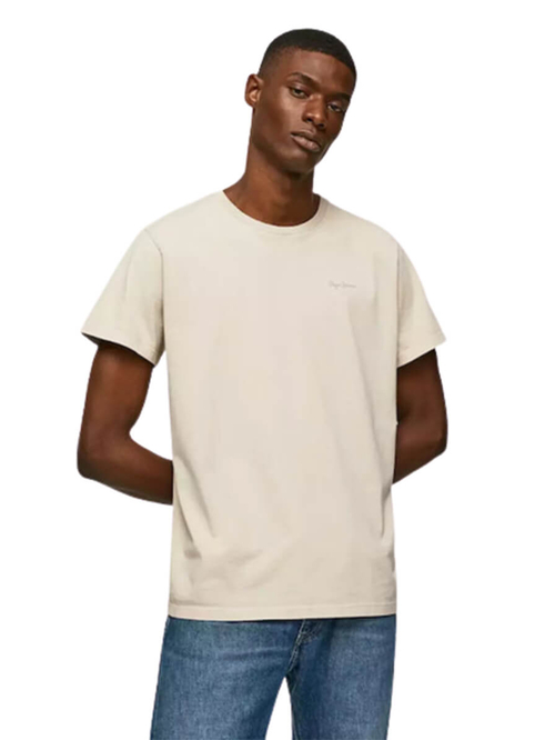 Pepe Jeans pánske béžové tričko