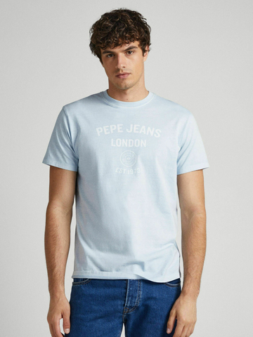 Pepe Jeans pánske modré tričko