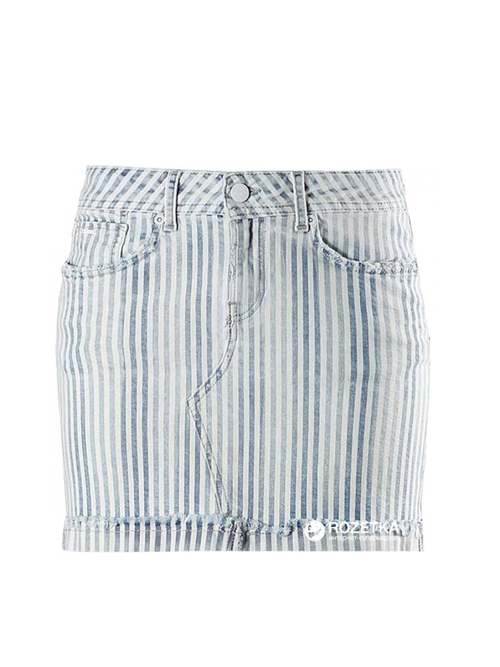 Pepe Jeans dámska džínsová pruhovaná sukňa
