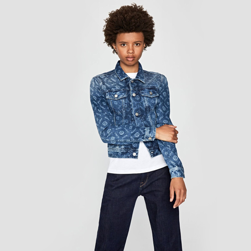 Pepe Jeans dámska džínsová bunda Maddie Logo