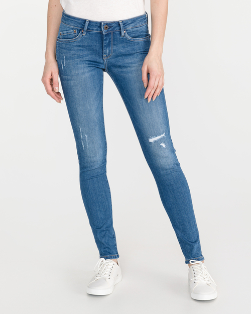 Pepe Jeans dámske modré džínsy Pixie