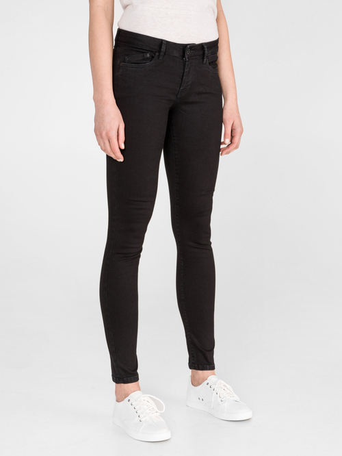 Pepe Jeans dámske čierne džínsy PIXIE