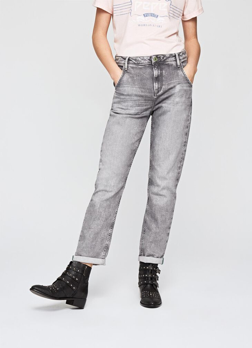 Pepe Jeans dámske sivé džínsy Hanze