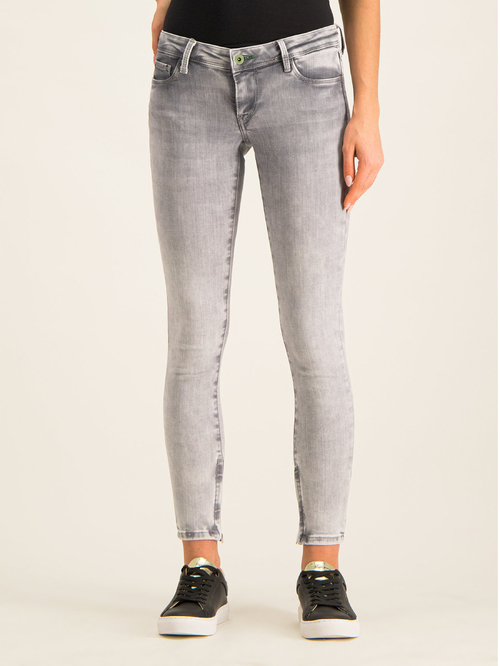 Pepe Jeans dámske sivé džínsy Cher
