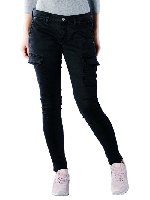 Pepe jeans dámske čierne kapsáčové nohavice Survivor