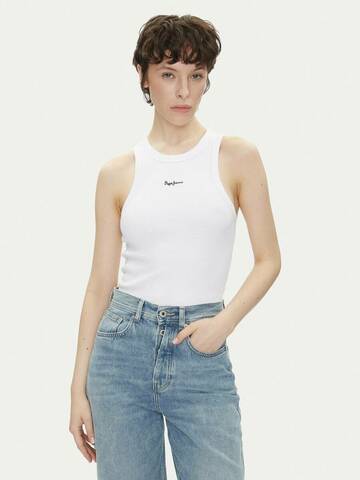 Pepe Jeans dámske biele tielko MARIAN