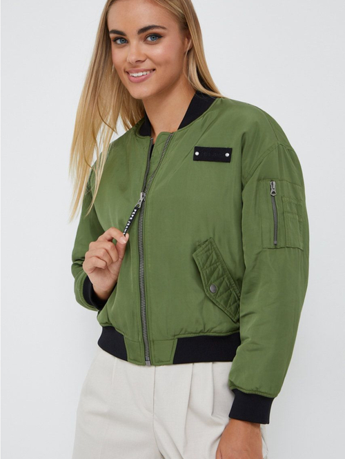 Pepe Jeans dámsky zelený bomber Anette