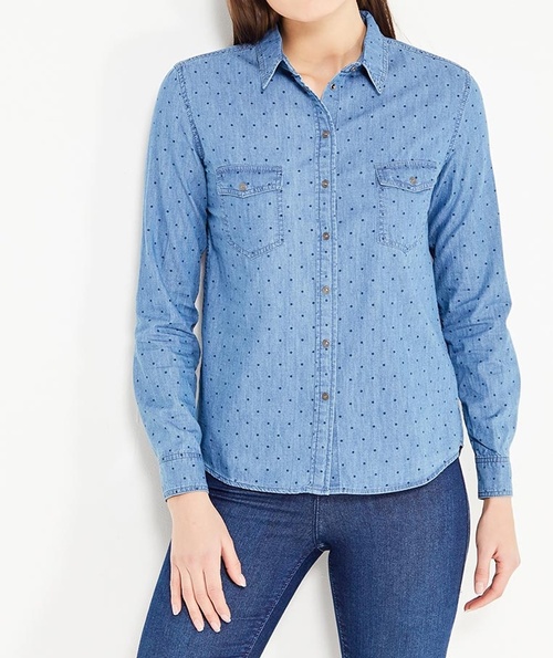 Pepe Jeans dámska džínsová košeľa Monique - KAZOVÁ