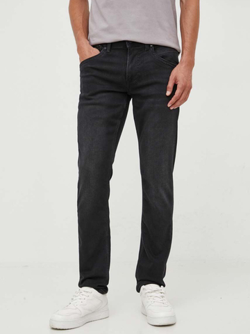 Pepe Jeans pánske čierne džínsy Track