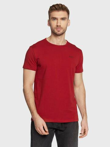 Pepe Jeans pánske červené tričko Basic