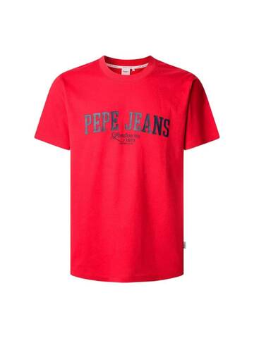 Pepe Jeans pánske červené tričko Derril