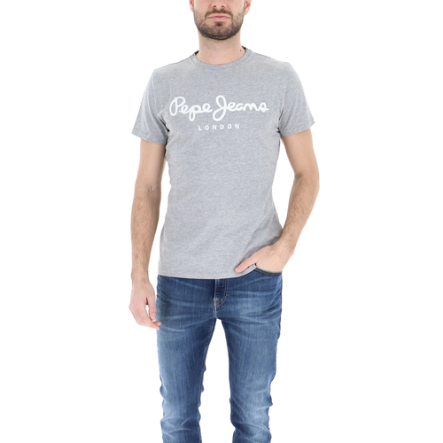 Pepe Jeans pánske šedé tričko Original