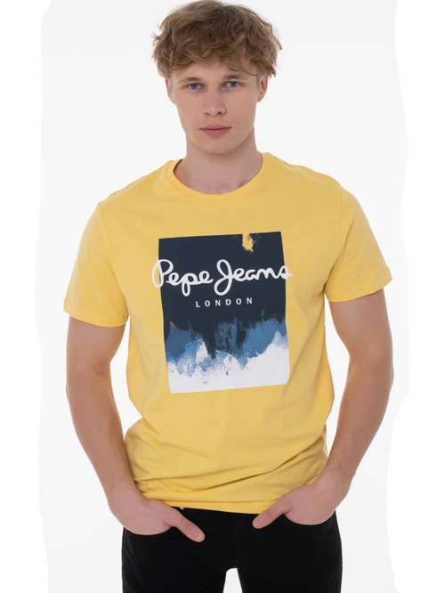 Pepe Jeans pánske žlté tričko